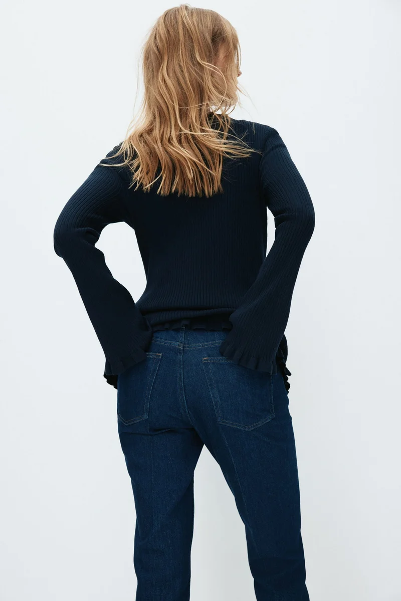 H&M  MAMA Slim Straight Ankle Jeans for Women | Best Price UAE